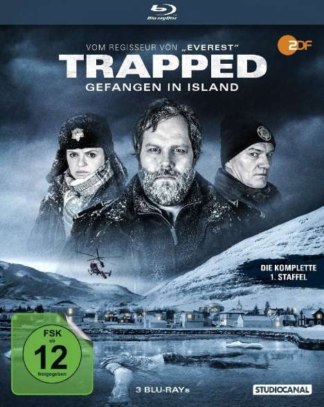 Trapped - Gefangen in Island Staffel 1 (Blu-ray), 3 Blu-ray Discs