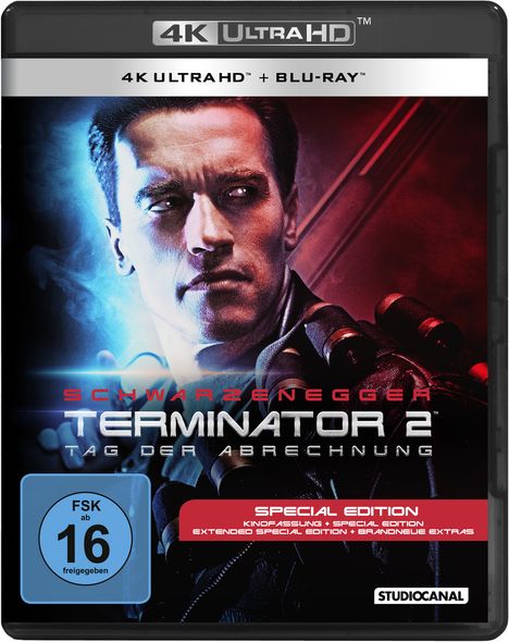 Terminator 2: Tag der Abrechnung (Ultra HD Blu-ray &amp; Blu-ray), 1 Ultra HD Blu-ray und 1 Blu-ray Disc