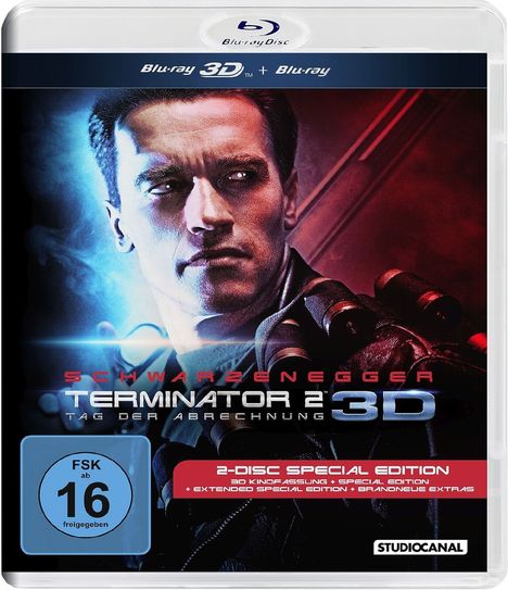 Terminator 2: Tag der Abrechnung (3D &amp; 2D Blu-ray), 2 Blu-ray Discs