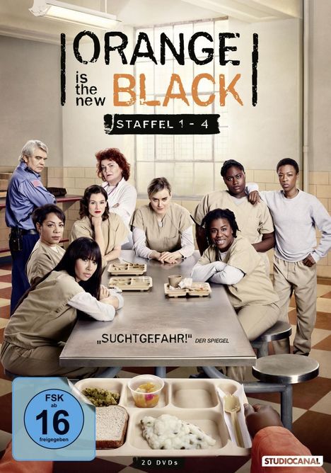 Orange is the New Black Staffel 1-4, 20 DVDs