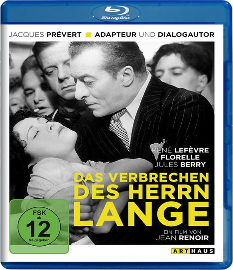 Das Verbrechen des Herrn Lange (Blu-ray), Blu-ray Disc