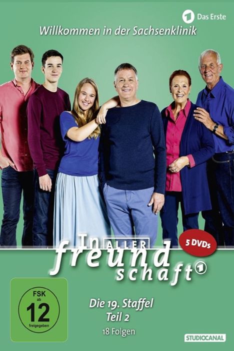 In aller Freundschaft Staffel 19 Box 2, 5 DVDs