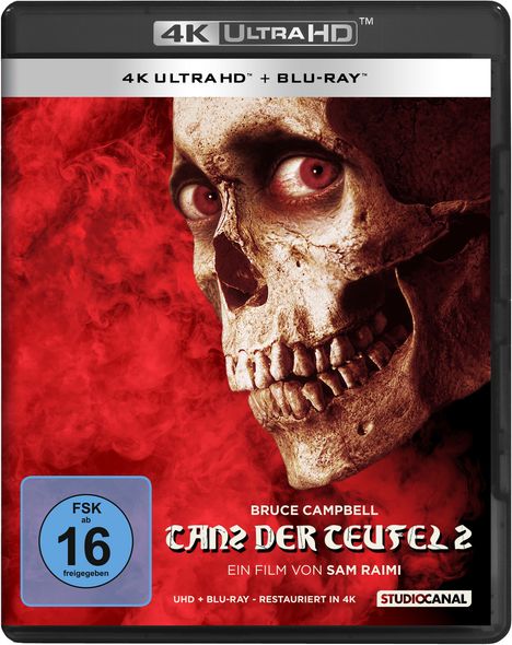 Tanz der Teufel 2 (Ultra HD Blu-ray &amp; Blu-ray), 1 Ultra HD Blu-ray und 1 Blu-ray Disc