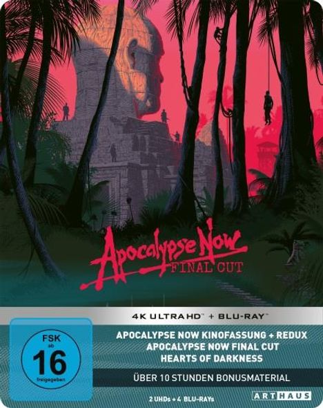 Apocalypse Now (Limited 40th Anniversary Edition) (Ultra HD Blu-ray &amp; Blu-ray im Steelbook), 2 Ultra HD Blu-rays und 4 Blu-ray Discs