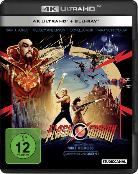 Flash Gordon (Ultra HD Blu-ray &amp; Blu-ray), 1 Ultra HD Blu-ray und 1 Blu-ray Disc