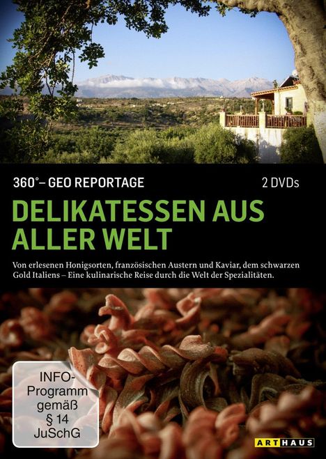 360° Geo-Reportage: Delikatessen aus aller Welt, 2 DVDs