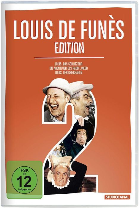 Louis de Funès Edition 2, 3 DVDs