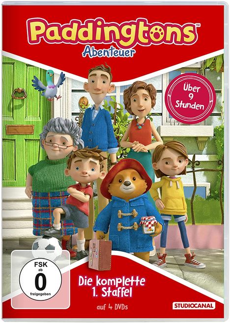 Paddingtons Abenteuer Staffel 1, 4 DVDs