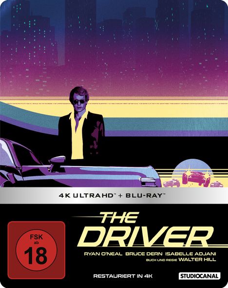 The Driver (1978) (Ultra HD Blu-ray &amp; Blu-ray im Steelbook), 1 Ultra HD Blu-ray und 1 Blu-ray Disc