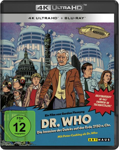 Dr. Who: Die Invasion der Daleks auf der Erde 2150 n. Chr. (Ultra HD Blu-ray &amp; Blu-ray), 1 Ultra HD Blu-ray und 1 Blu-ray Disc