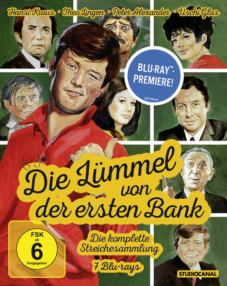Die Lümmel von der ersten Bank (Die komplette Streichesammlung) (Blu-ray), 7 Blu-ray Discs