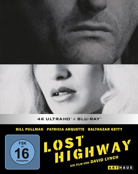 Lost Highway (Ultra HD Blu-ray &amp; Blu-ray im Steelbook), 1 Ultra HD Blu-ray und 1 Blu-ray Disc