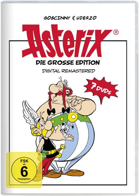 Die grosse Asterix Edition (2023), 7 DVDs
