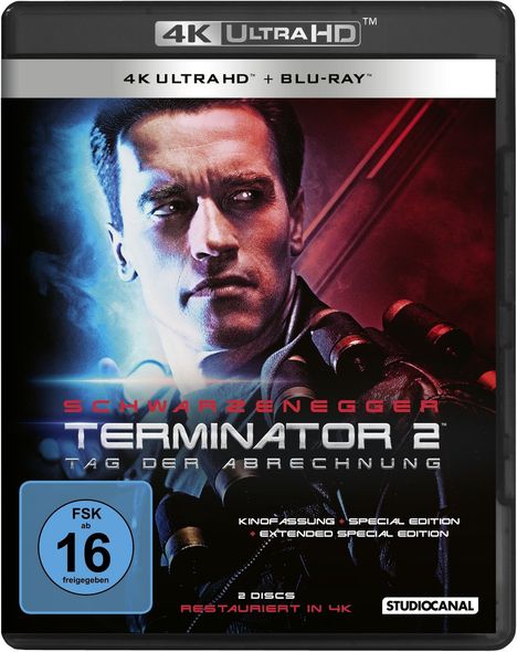 Terminator 2: Tag der Abrechnung (Special Edition) (Ultra HD Blu-ray &amp; Blu-ray), 1 Ultra HD Blu-ray und 1 Blu-ray Disc