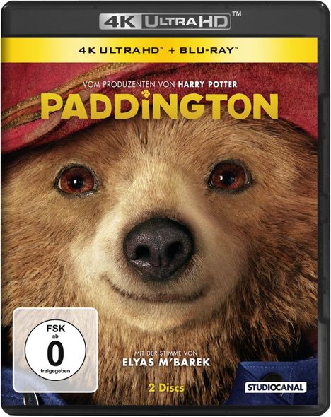 Paddington (Ultra HD Blu-ray &amp; Blu-ray), 1 Ultra HD Blu-ray und 1 Blu-ray Disc