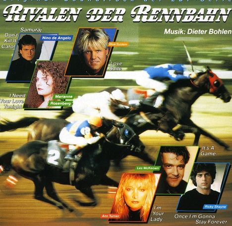 Filmmusik: Rivalen der Rennbahn, CD