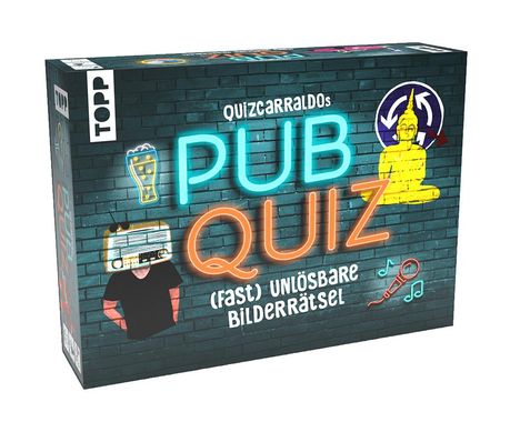 Quizcarraldo: Quizcarraldo's Pub Quiz. (Fast) unlösbare Bilderrätsel, Spiele