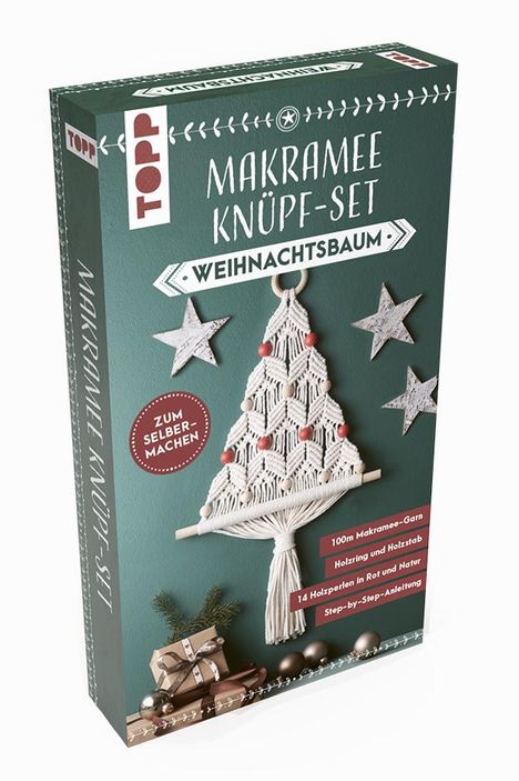 Sema Kaya: Makramee Knüpf-Set Weihnachtsbaum, Diverse