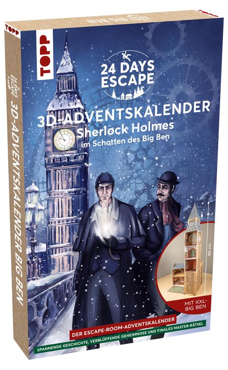 Markus Müller: 24 DAYS ESCAPE 3D-Adventskalender - Sherlock Holmes im Schatten von Big Ben, Spiele