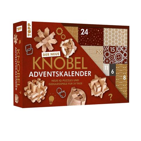 Knobelspiel-Adventskalender - Neue IQ-Puzzles und Geduldsspiele für 24 Tage, Spiele