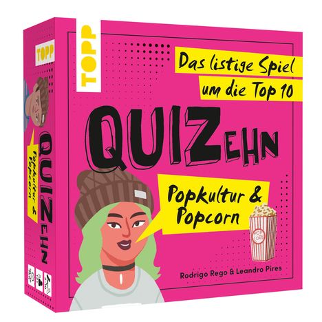 Rodrigo Rego: QUIZehn - Popkultur &amp; Popcorn. Das listige Spiel um die Top 10, Spiele