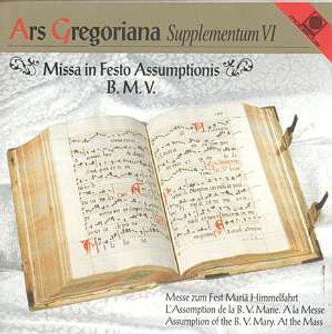 Ars Gregoriana Supplementum VI, CD