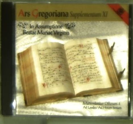 Ars Gregoriana Supplementum XI, CD