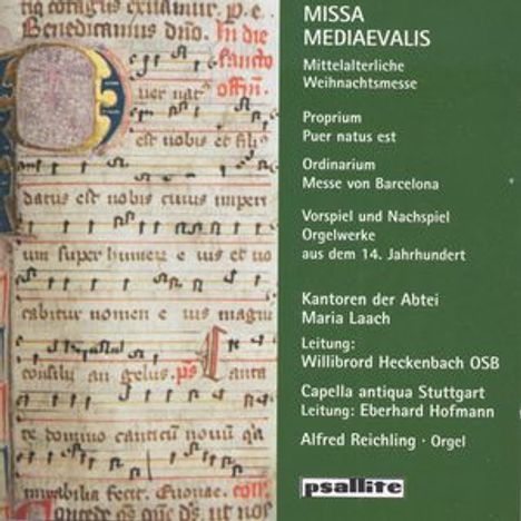 Missa Mediaevalis - Mittelalterliche Weihnachtsmesse, CD