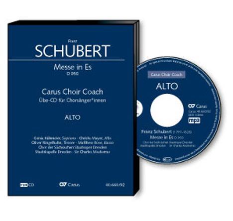 Carus Choir Coach - Franz Schubert: Messe Es-Dur D.960 (Alt), CD