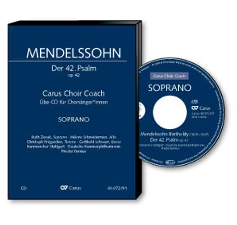 Carus Choir Coach - Felix Mendelssohn: Der 42. Psalm "Wie der Hirsch schreit" (Sopran), CD