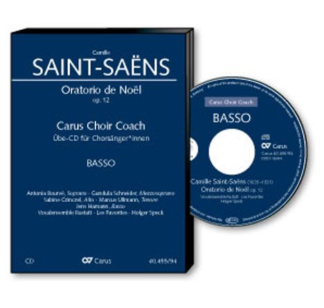 Carus Choir Coach - Camille Saint-Saens: Oratorio de Noel (Weihnachtsoratorium) (Bass), CD