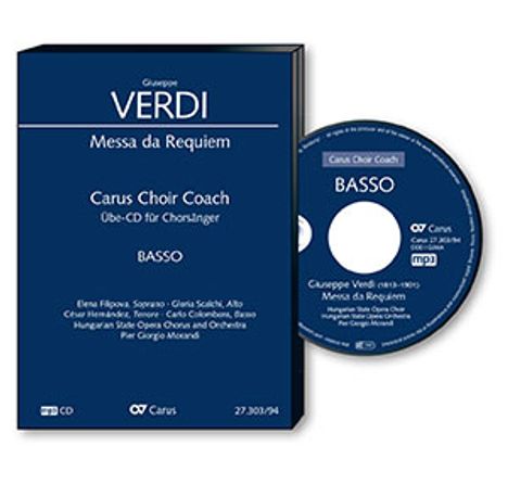 Carus Choir Coach - Giuseppe Verdi: Messa da Requiem (Bass), CD