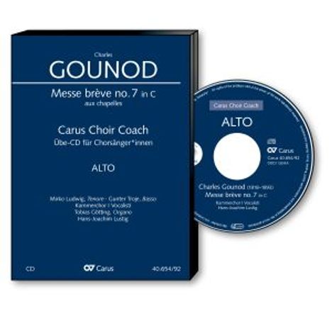 Carus Choir Coach - Charles Gounod: Messe breve Nr.7 (Alt), CD