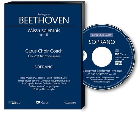 Carus Choir Coach - Ludwig van Beethoven: Missa solemnis op.123 (Sopran), CD