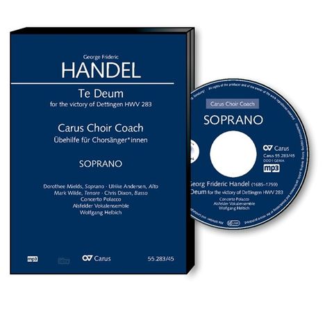 Carus Choir Coach - Georg Friedrich Händel: Dettingen Te Deum HWV 283 (Sopran), CD
