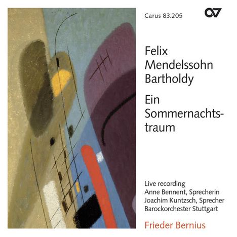 Felix Mendelssohn Bartholdy (1809-1847): Ein Sommernachtstraum, CD