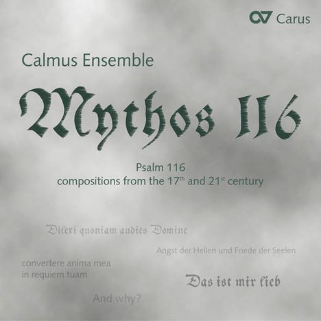 Calmus Ensemble - Mythos 116 (Der 116.Psalm), CD