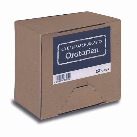 CD Überraschungsbox "ORATORIEN" (Carus / Exklusiv für jpc), 3 CDs und 3 Super Audio CDs