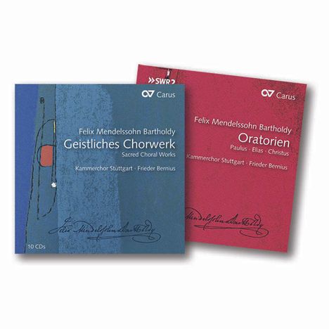 Felix Mendelssohn Bartholdy (1809-1847): Das Geistliche Chorwerk &amp; die Oratorien, 14 CDs