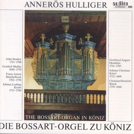 Die Bossart-Orgel zu Könitz, CD