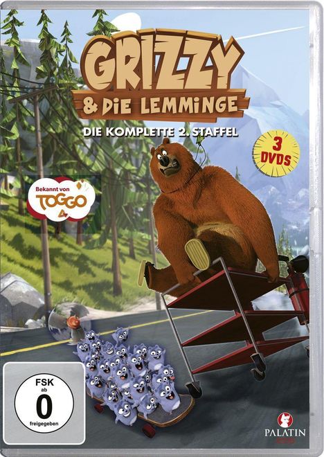 Grizzy &amp; die Lemminge Staffel 2, 3 DVDs