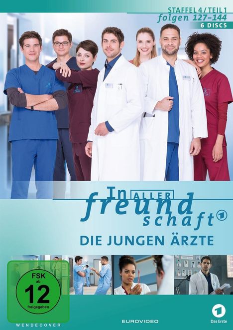 In aller Freundschaft - Die jungen Ärzte Staffel 4 (Folgen 127-144), 6 DVDs