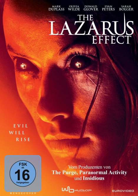 The Lazarus Effect, DVD