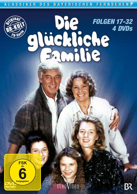 Die glückliche Familie Box 2 (Folgen 17-32), 4 DVDs