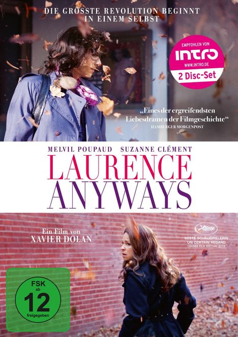 Laurence Anyways, 2 DVDs