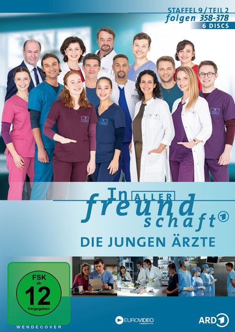 In aller Freundschaft - Die jungen Ärzte Staffel 9 (Folgen 358-378), 6 DVDs