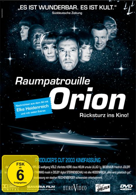 Raumpatrouille Orion (Der Kinofilm), DVD