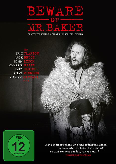 Beware of Mr. Baker (OmU), DVD