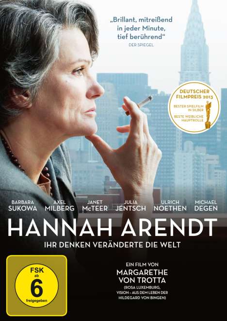 Hannah Arendt, DVD