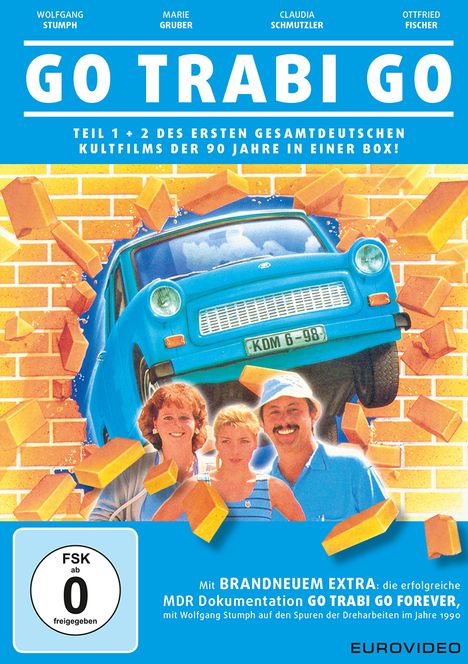 Go Trabi Go - Teil eens und zwee in eener Schachtel, 2 DVDs